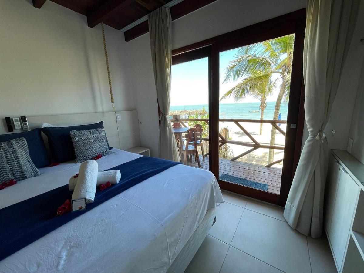 Ap. Peixe Boi Pe Na Areia Com Vista Frontal E Total Para O Mar Barra Grande  Zewnętrze zdjęcie